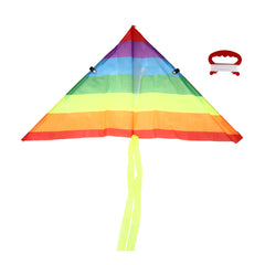 Rainbow Kite 50M Kite Line Outdoor Kites Kids Toy Kid Gift Garden Cloth Toy
