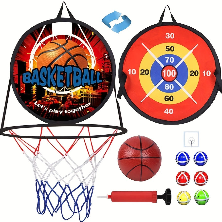 Portable Foldable Basketball Frame 35x56 cm Outdoor Party Game Toy
