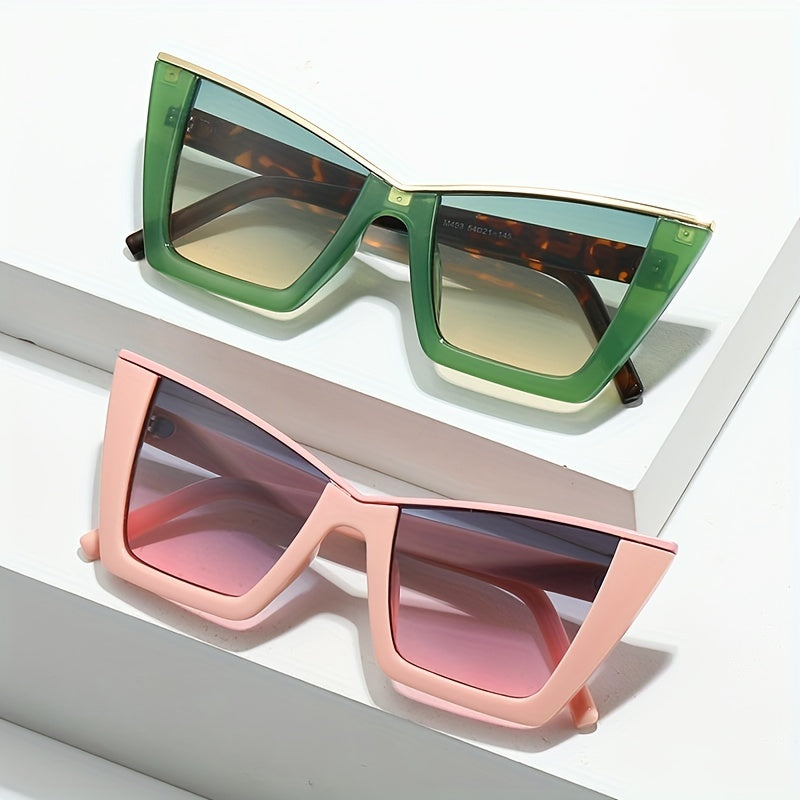 Y2K Cat Eye Sunglasses Beach Party Club UV400