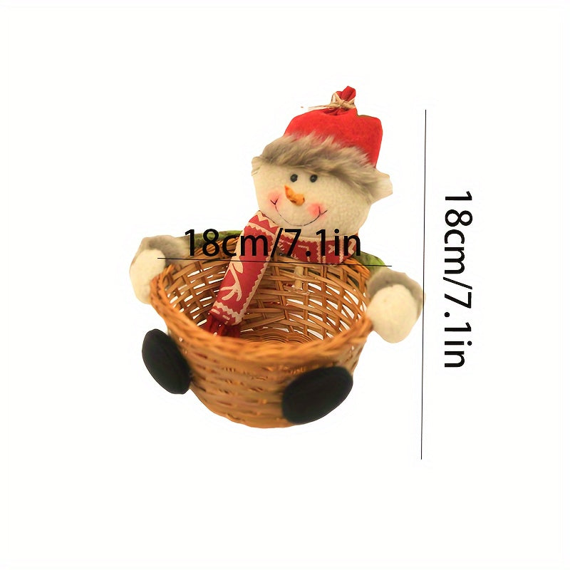 Christmas Snowman Fruit Basket Party Supplies