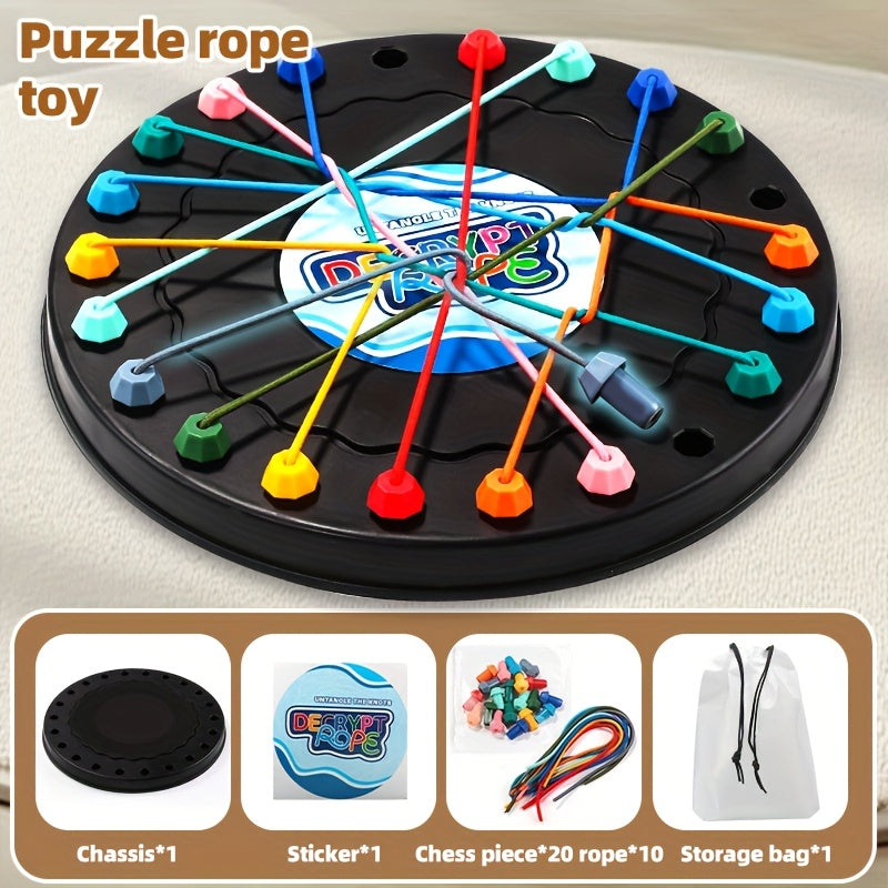 Kids Brain Teaser Rope Toy for Ages 3-6
