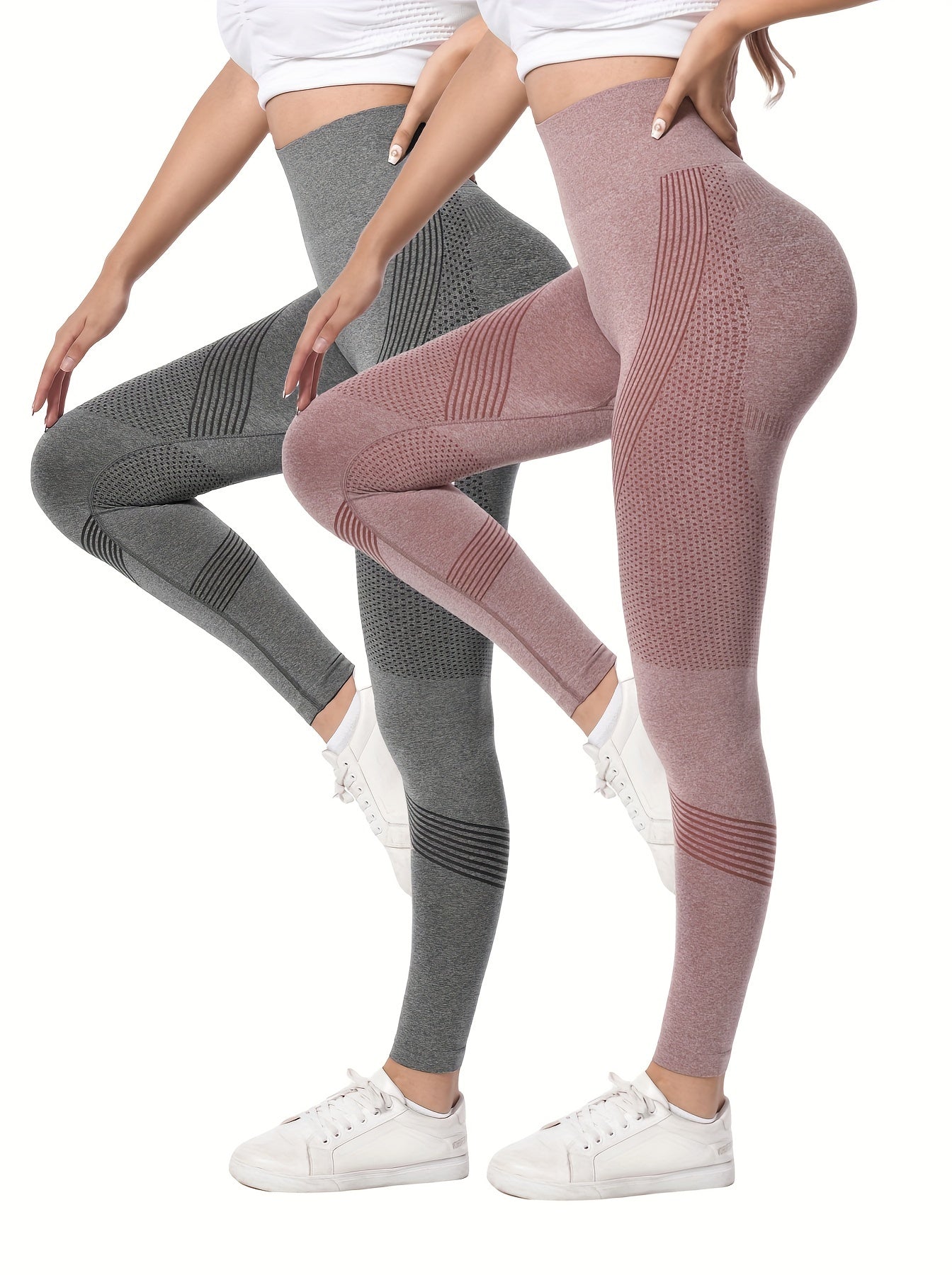 High Stretch Sports Leggings High Waist Running Workout Tight Pants