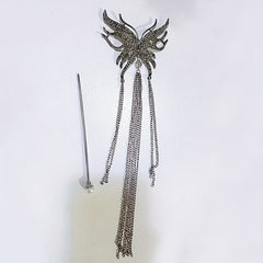 Chinese Style Rhinestone Butterfly Hairpin for Girls