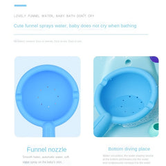 Colorful Waterwheel Bathing Sucker Shower Toy for Kids