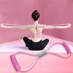 Figure 8 Resistance Band Yoga Stretching Rope Gym Fitness Equipment