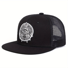 Sunshade Adjustable Baseball Cap Eye of Horus Pattern Outdoor Sport