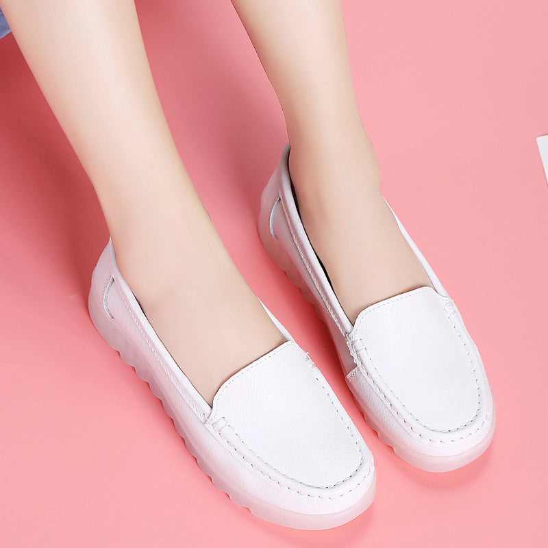 Women's Slip On Flat Loafers Soft Sole Shoes For Nurse Work