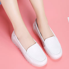 Women's Slip On Flat Loafers Soft Sole Shoes For Nurse Work