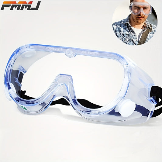 Anti Fog Safety Goggles Wide View Adjustable Chemical Splash Eyewear