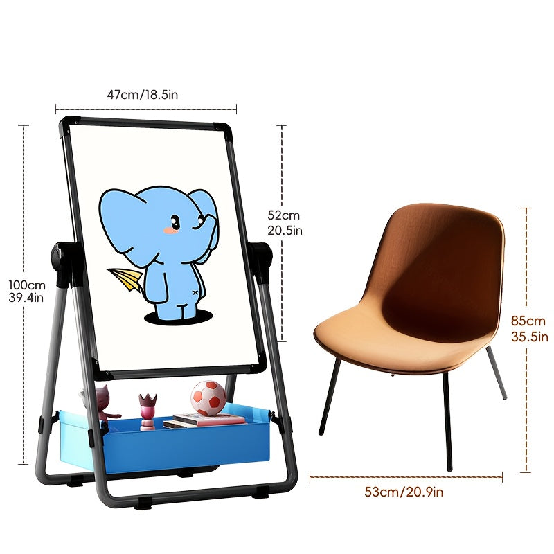 Magnetic Double Sided Pink Teaching Board for Kids