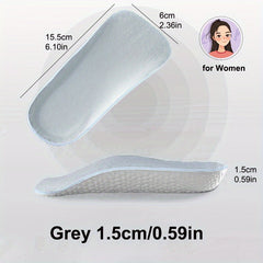 Arch Support Inner Heightening Insoles Breathable Sports Half Cushion