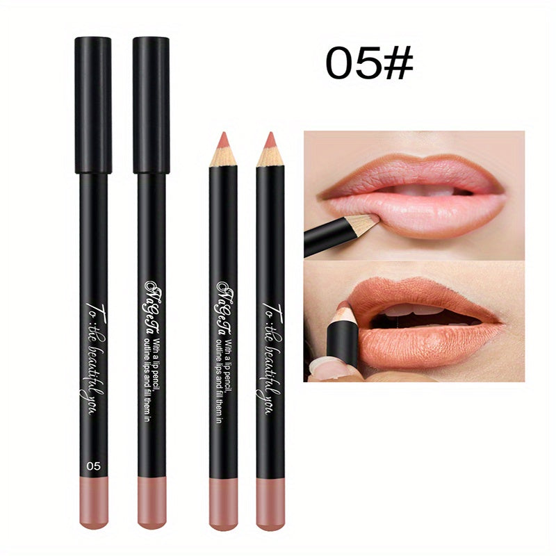 Matte Lip Liner Rich Rendering Waterproof Lip Gloss Pen