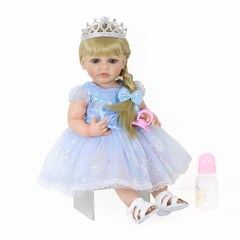 55 88 Cm Full Plastic Princess Rapunzel Doll with Accessories