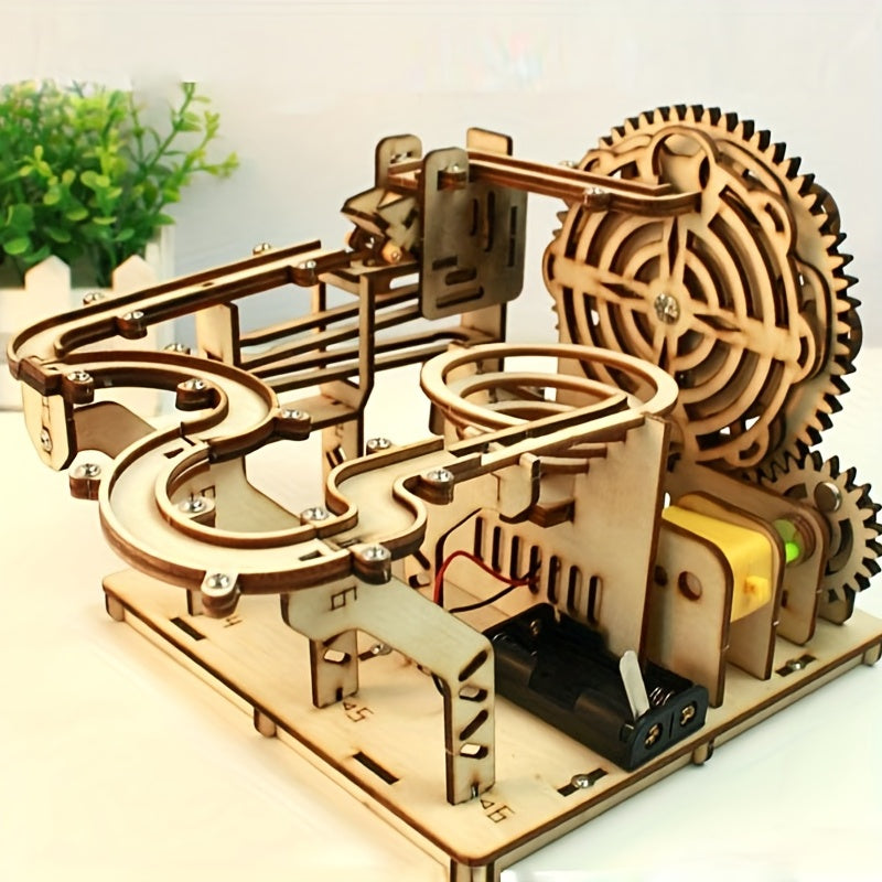 DIY Science Invention Track Ball Building Blocks