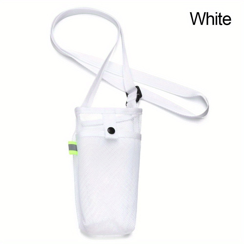 Portable Water Bottle Cover with Phone Holder and Strap for Outdoor Activities