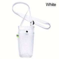 Portable Water Bottle Cover with Phone Holder and Strap for Outdoor Activities