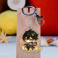 Acrylic 5 49 Cm Games Keychain Anime Toys Two Sided Keyring