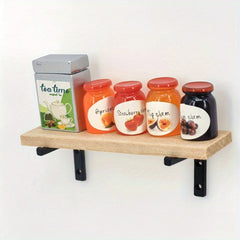 Dollhouse Accessories Storage Shelf Set Wooden Board