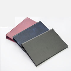 1pc Red PU Diary Cover A4 Size Thermal Binding 11 145sheets
