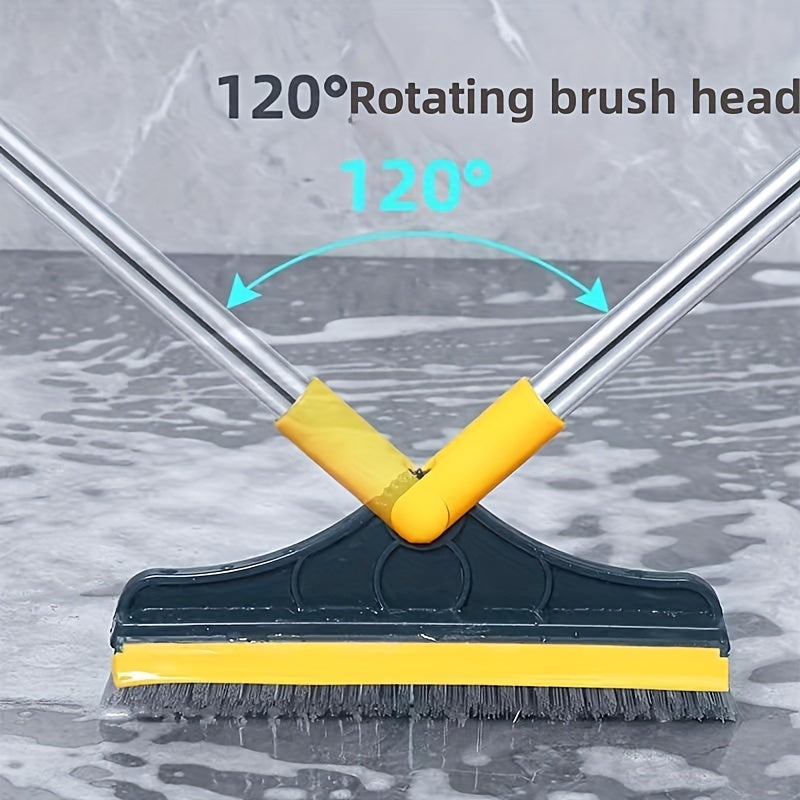 Versatile Long Handle Brush for Cleaning Bathrooms, Kitchens, Decks, Tubs, Walls