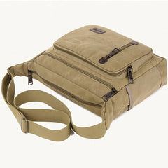 Men Canvas Bag Travel Hiking Cross Body Messenger Retro
