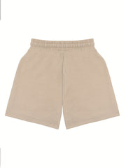 Drawstring Patched Pocket Casual Shorts High Waist Loose Summer Wide Leg Shorts
