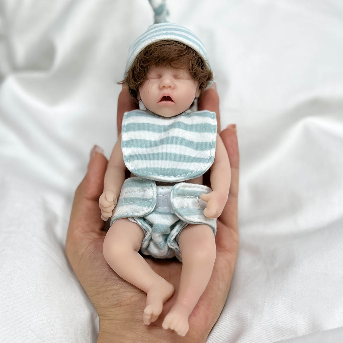 15%22 Mini Silicone Reborn Doll Girl