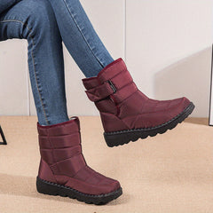 Women's Waterproof Ankle Boots Plush Inner Thermal Snow Boots