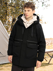 Men's Outdoor Warm Thermal Hooded Jacket for Autumn & Winter