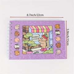 BOBBIE GOODS Cat & Dog Life Coloring Book - High Quality Paper for Adults Teens