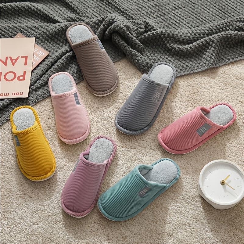 Women's Warm Fuzzy Slippers Soft Sole Shoes