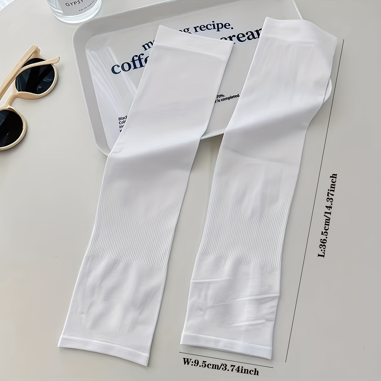 Breathable Sunscreen Long Arm Protection Sleeve - Fingerless Design