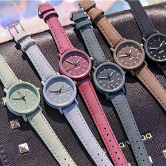 Kids Quartz Watch Colorful Pointer Round Wrist Watch