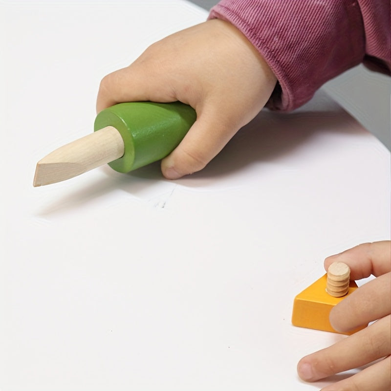 Children's Wooden Toy Nut Combination Puzzle