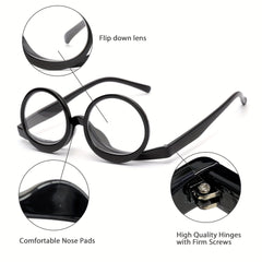 Makeup Reading Glasses Flip Lens Cosmetic Make Up Eye Glasses