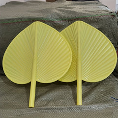 Retro Cattail Leaf Handheld Fan Old Fashioned Summer Portable Bamboo Fan