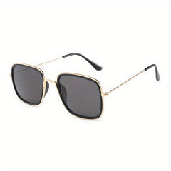 Retro Square Frame Steampunk Sunglasses UV400
