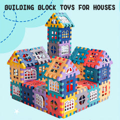 Large House Building Blocks Set