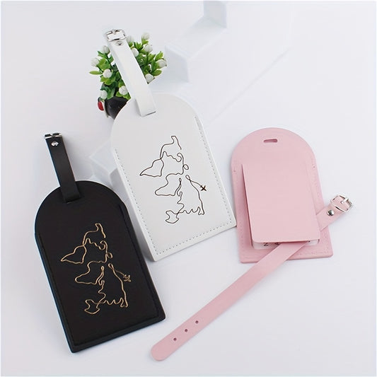 Map Pattern Passport Holder & Luggage Tag Set
