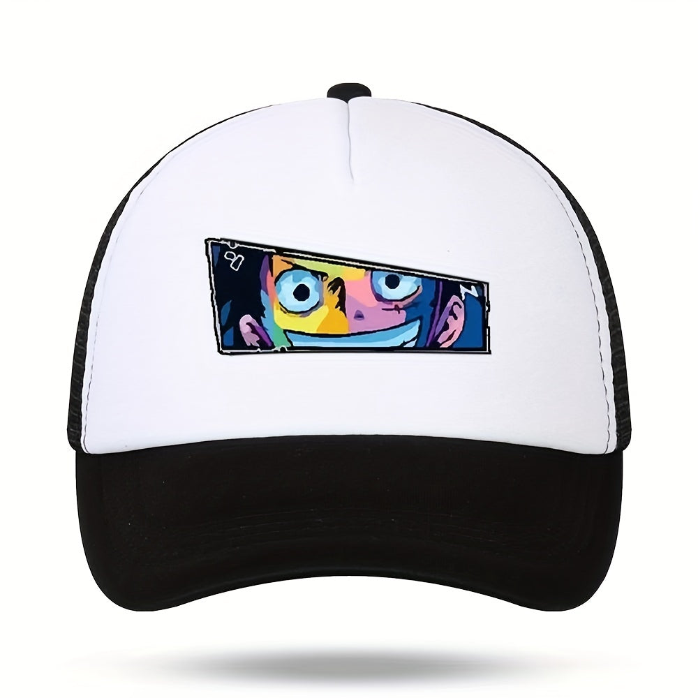 Unisex Anime Embroidered Baseball Cap for Outdoor Sport