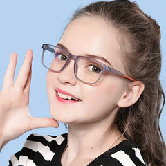 Kids Blue Light Blocking Glasses for Girls 7-12 Years Old