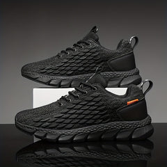 Men's Knitted Walking Shoes Lightweight Comfy Casual Shoes