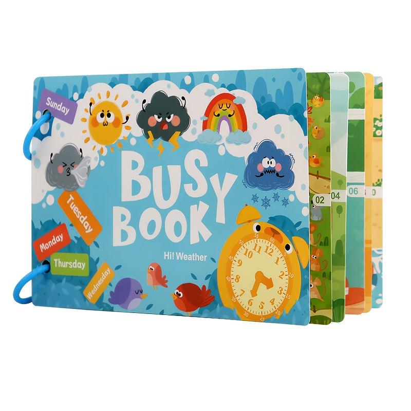 DIKOPUBBY Busy Book for Youngsters Interactive Early Learning Toy
