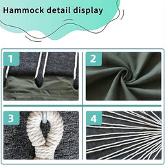 Heavy Duty Hammock Chair Stand Max 204.12 KG