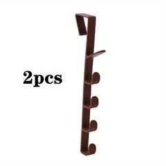 2pcs Clothes Hanger Coat Hook Door Back Hook Hanging Clothes Hanger