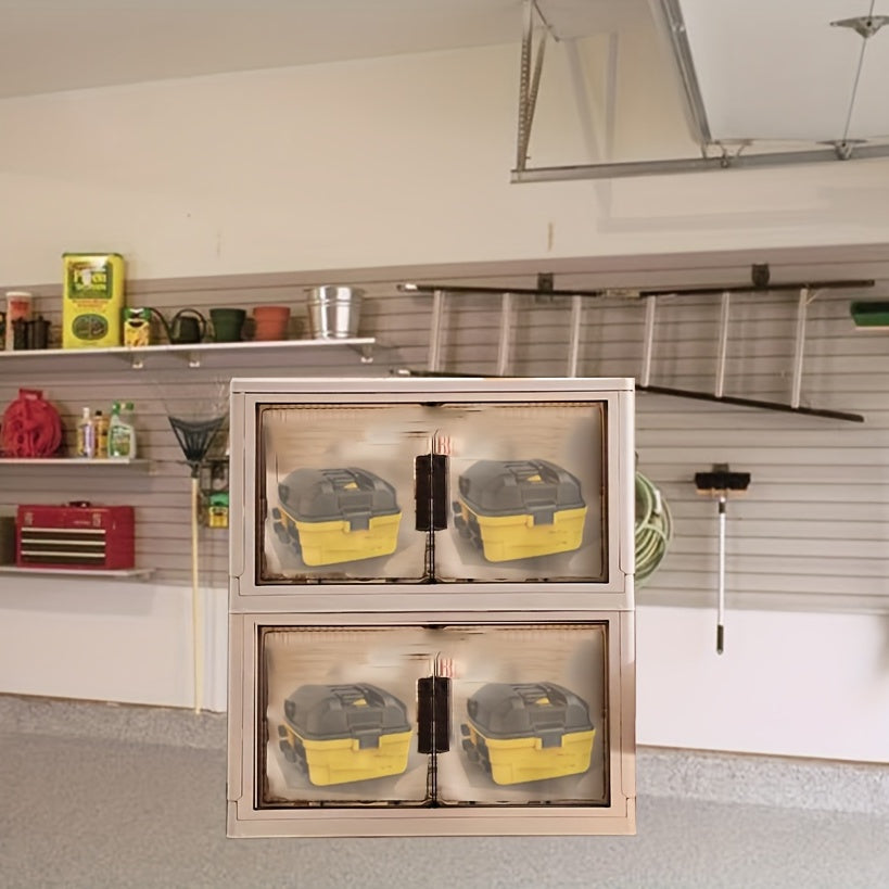 Large Foldable Storage Bin & Wardrobe Cabinet for Bedroom Living Room
