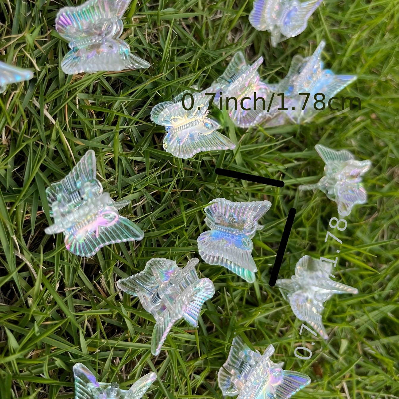 Y2K Holographic Butterfly Hair Claw Clip Hairgrip Summer Hair Decoration
