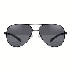 OUWEN Aviator Sunglasses Men Flexible Metal Sun Glasses UV Protection