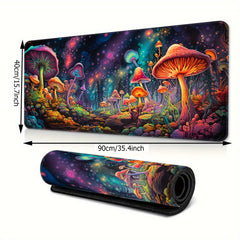 Large Mushroom Game Mouse Pad Computer HD Keyboard Pad Non Slip