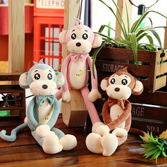 Plush Monkey Stuffed Animal Doll For Play & Decor